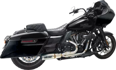 2-Into-1 High Output Exhaust System - Brushed - Touring 27321-22