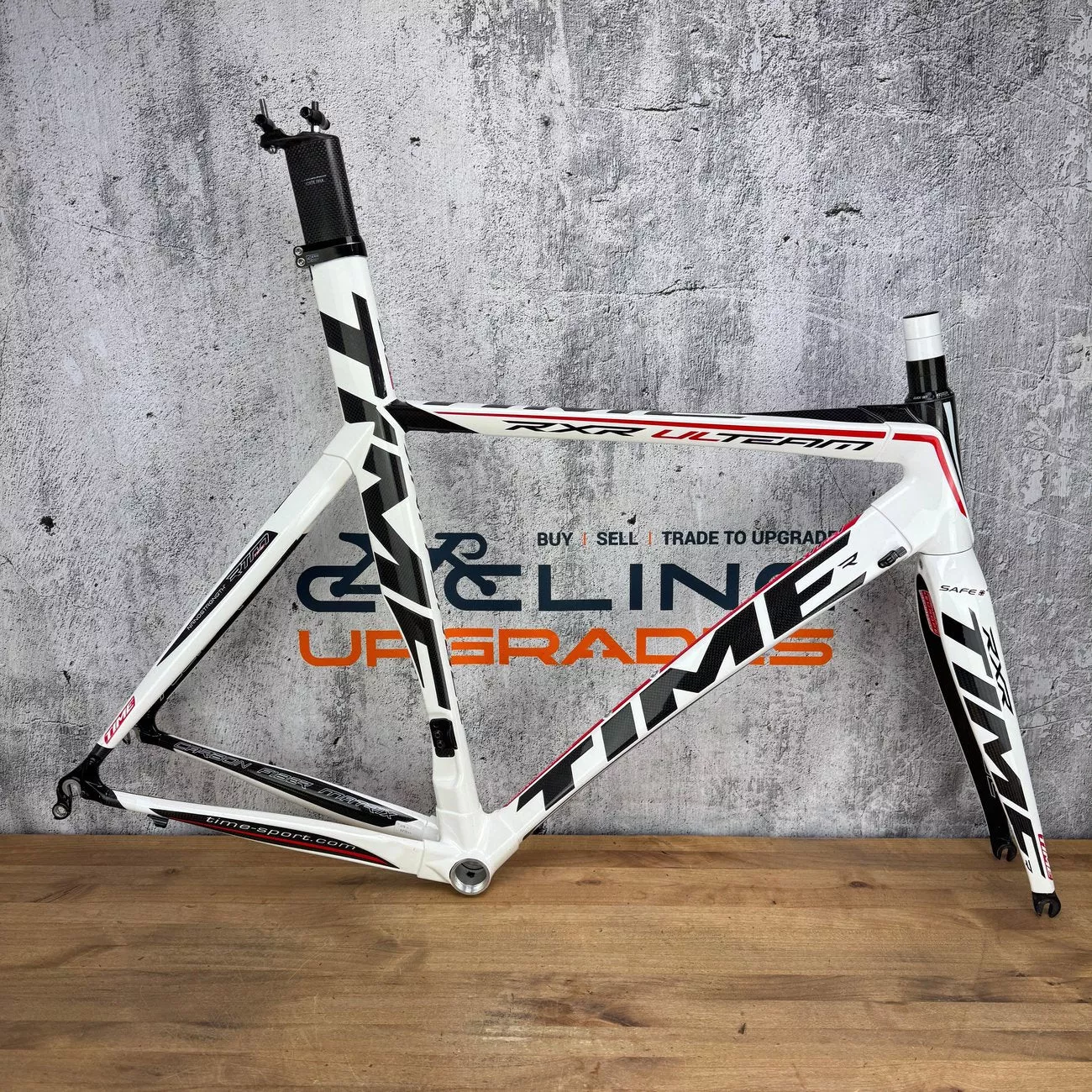 2012 Time RXR Ulteam Small (54.5cm TT) Rim Brake Carbon Frameset 700c 1746g