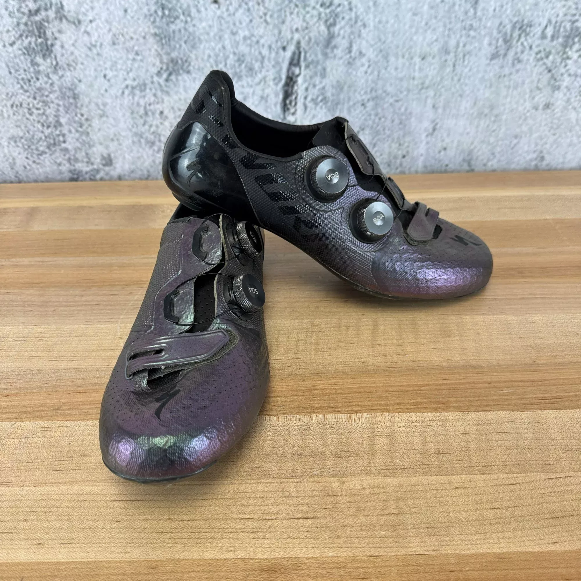 2022 Specialized S-Works US 7 EU 41 Boa Purple 3-Bolt Clipless Cycling Shoes