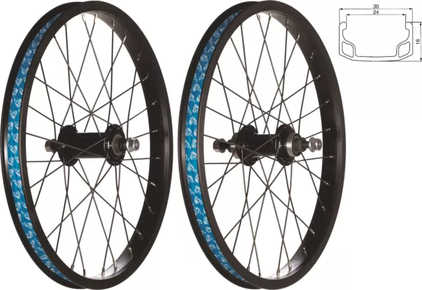 49°N18-inch BMX Flip-Flop Freewheel/Nutted Rear