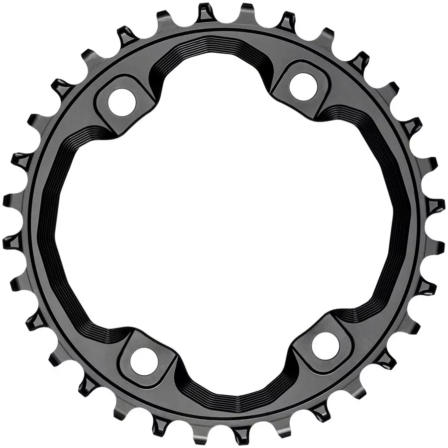 absoluteBlack Round 96 BCD Chainring for Shimano XT M8000 30t 96