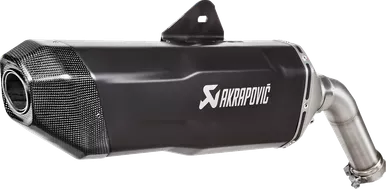 Akrapovic Slip-On Line Muffler - Titanium - Black S-B9So3-Hfbfctbl
