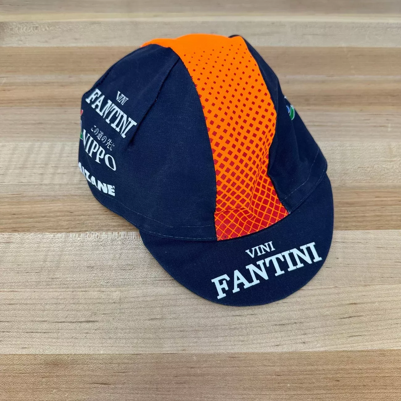 Ale Vini Fantini Custom Blue/Orange Cycling Cap