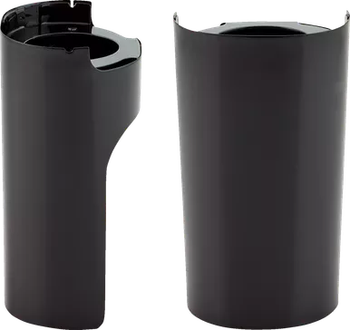 Arlen Ness Fork Boot Cover - Gloss Black Powdercoat - Smooth 125-000