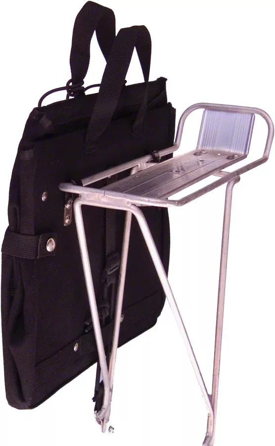 Banjo Brothers Minnehaha Canvas Grocery Pannier: Black Each