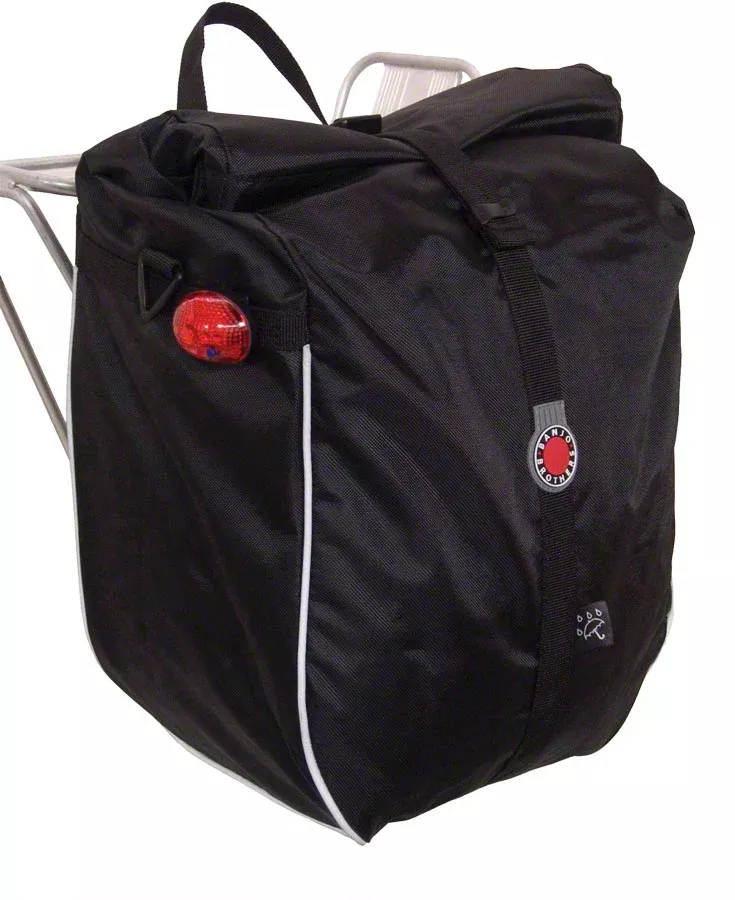 Banjo Brothers Waterproof Pannier: Black Each