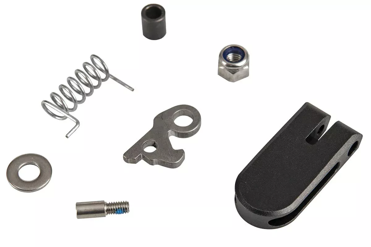 Brompton Rear Frame Clip Assembly - Black Aluminium