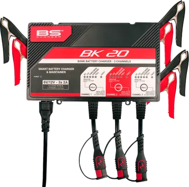 Bs Battery Charger - Bk20 - 12V - 3 X 2A 700554