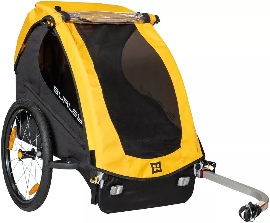 Burley Bee Child Trailer - Single Yellow