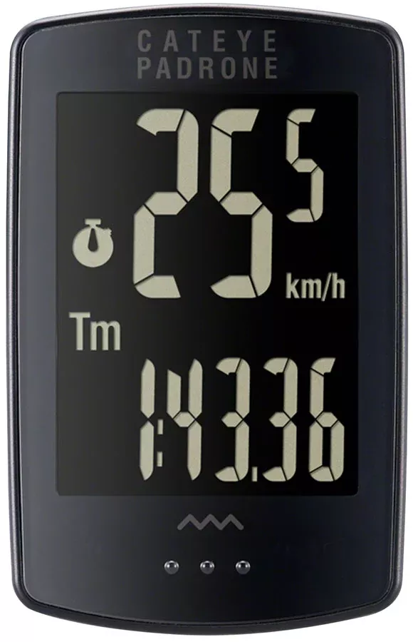 CatEye Padrone Stealth Bike Computer - Wireless Black