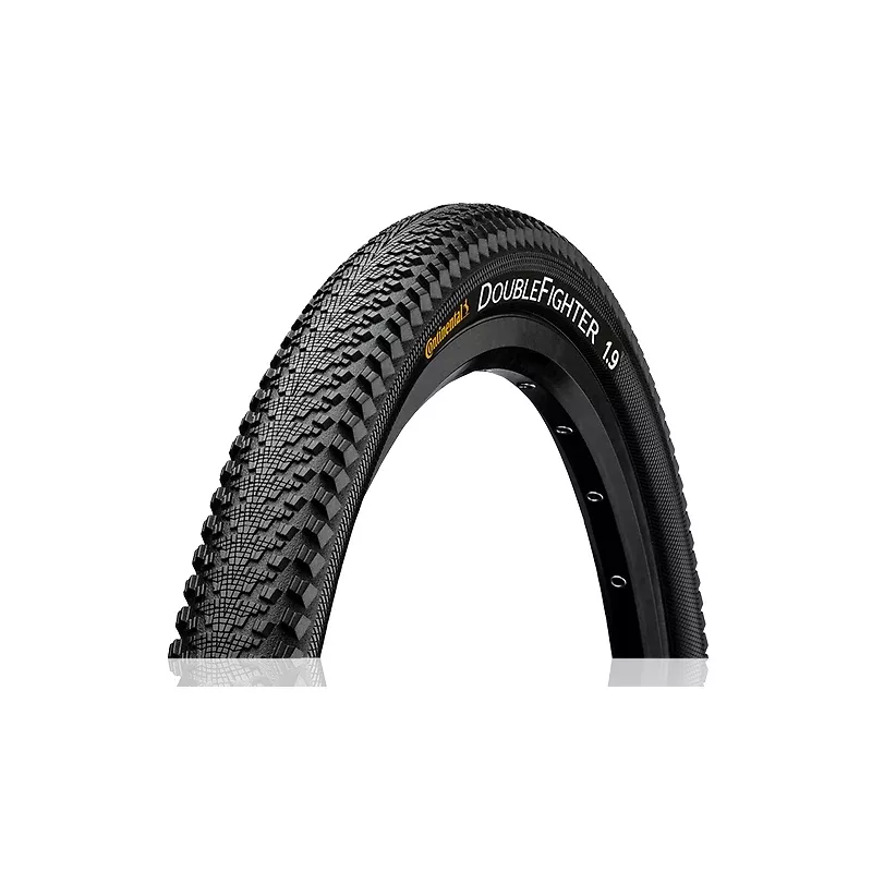 Continental Double Fighter Iii Wire Bead Tyre 27.5 X 2.0 Black