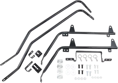 Cycle Visions Saddlebag Mounts - Black - Fl '18-'21 Cv-7218