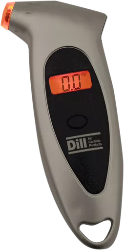 Dill Air Controls Tire Gauge - Back-Light 5988