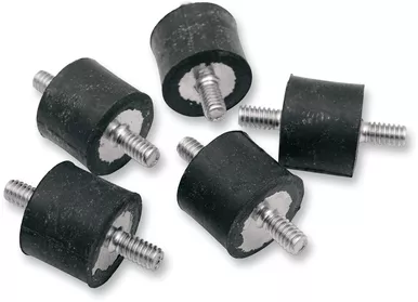 Drag Specialties Heavy-Duty Vibration Mount - 1/4"-20 X 1/2" - 5-Pack