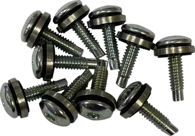 Drag Specialties Mounting Kit - Fuel Pump Top Plate - Torx - Button-Head With Seal Washer - 1/2" - 10 Pack