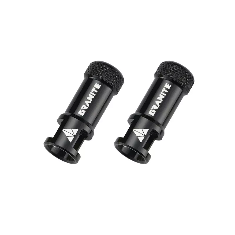 Granite Design Juicy Nipple Valve Caps Pair