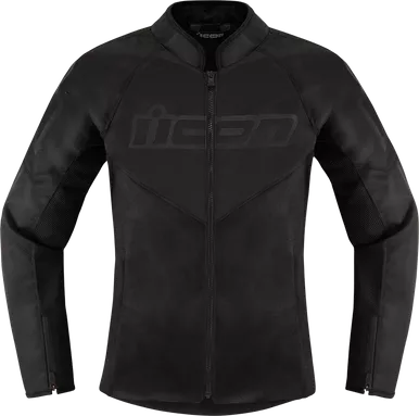Icon Women'S Hooligan Ce Jacket - Black - 3Xl