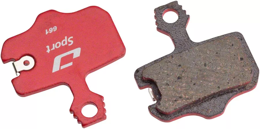 Jagwire Sport SemiMetallic Audible Replacement Disc Pads for Avid Elixir