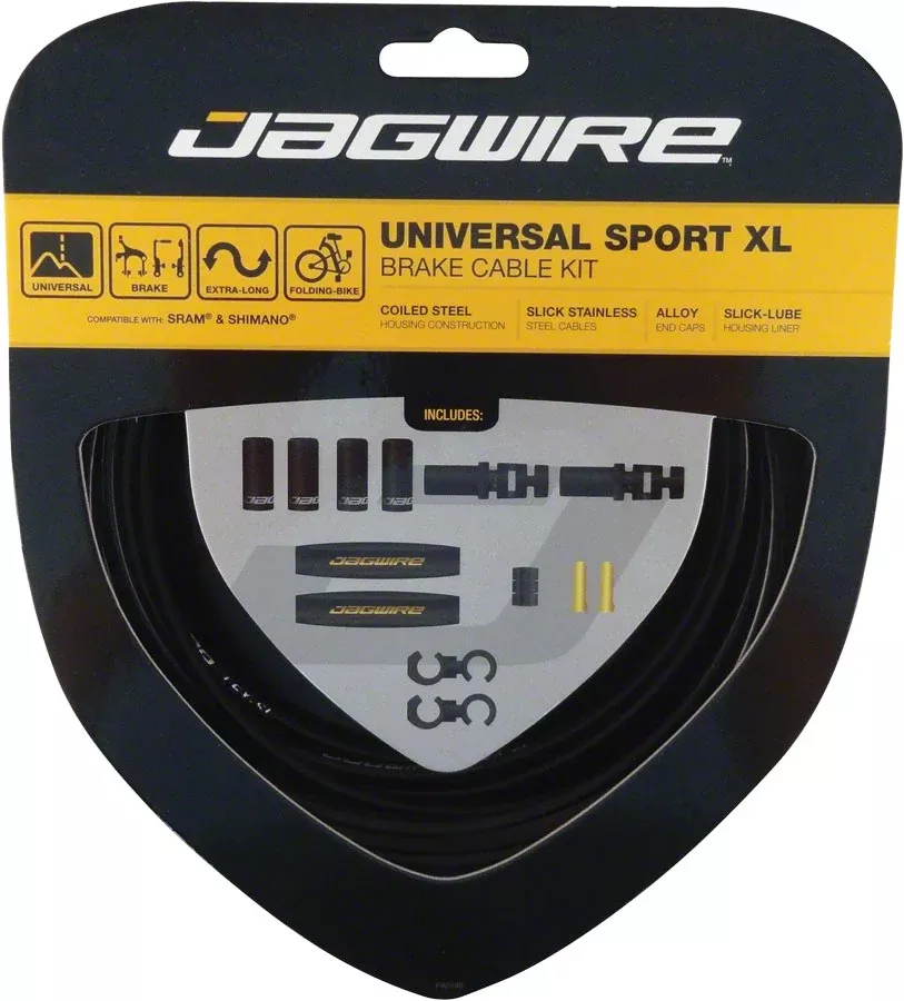 Jagwire Universal Sport Brake XL Kit Black