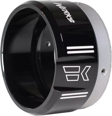 Khrome Werks 4-1/2" Klassic Tip - Right - Black Powdercoat 200659P