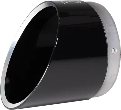 Khrome Werks Replacement End Cap - Edge - 4-1/2" - Black 200714P