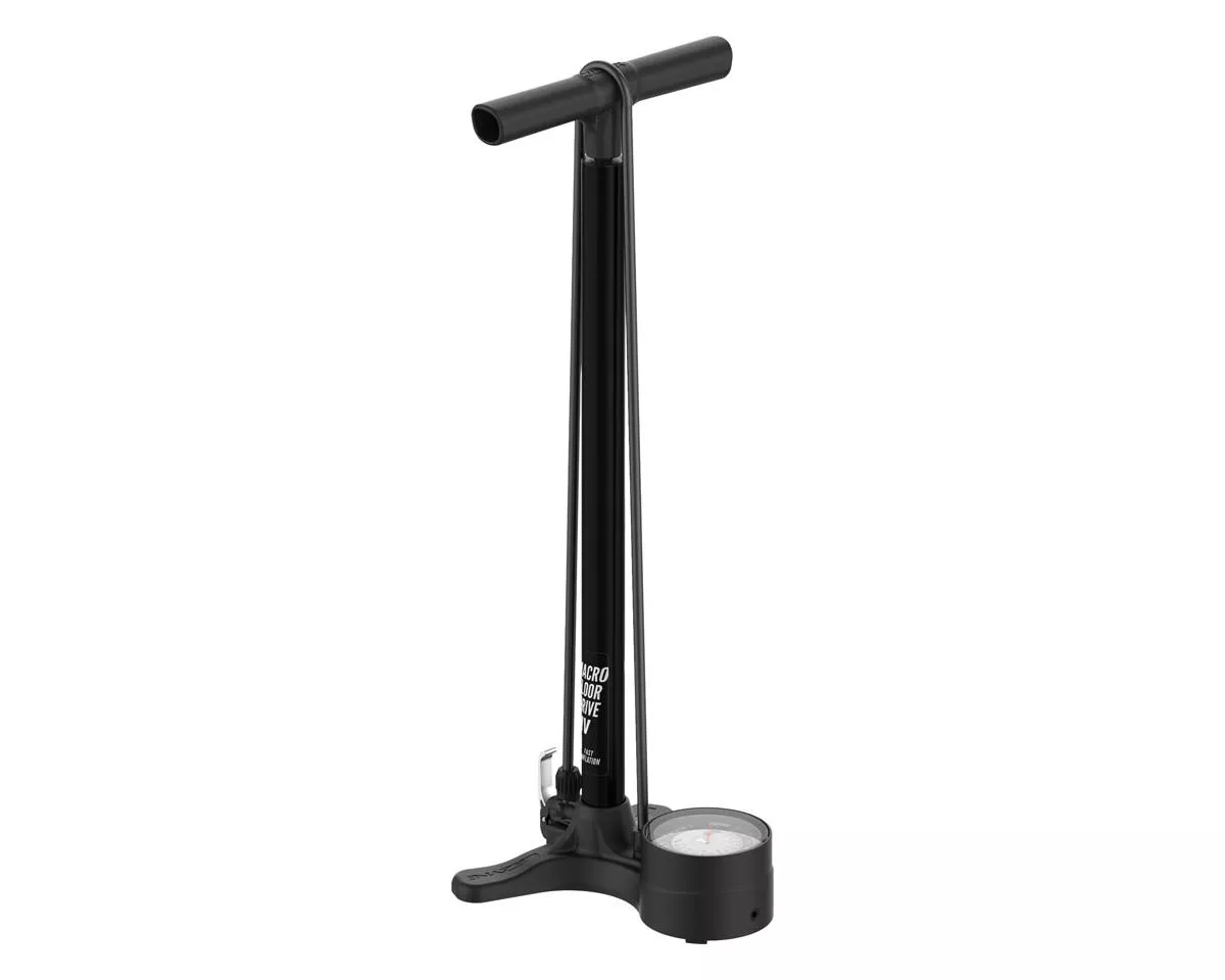 Lezyne Macro HV Floor Drive DV Pump Flat Black
