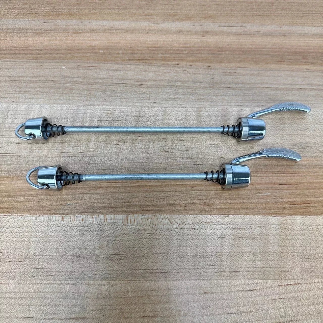 Light Use! Campagnolo C-Record Bike Quick Release Skewers 193g