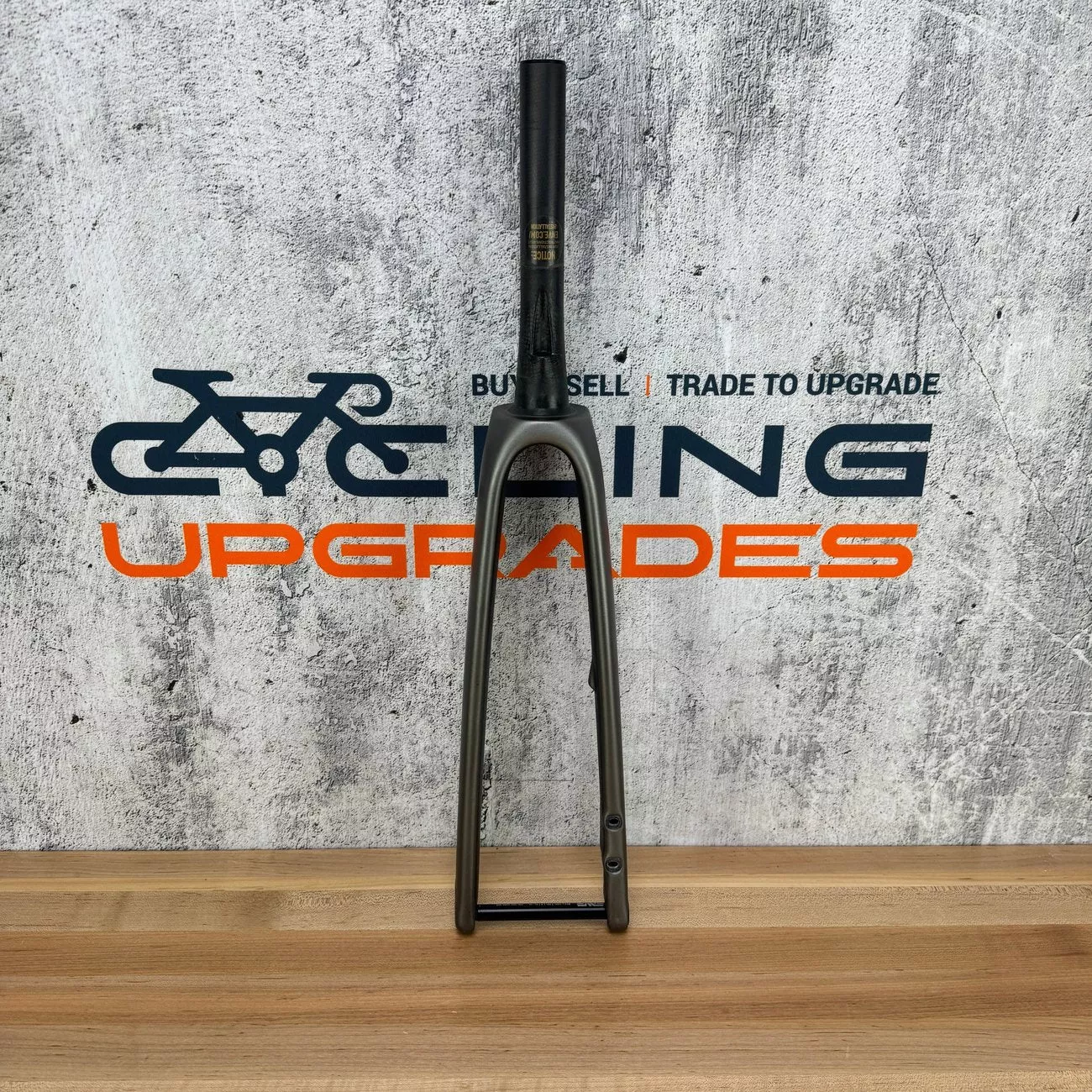 Light Use! Enve Melee Damascus Grey 210mm Tapered Steerer Tube Disc Fork 700c