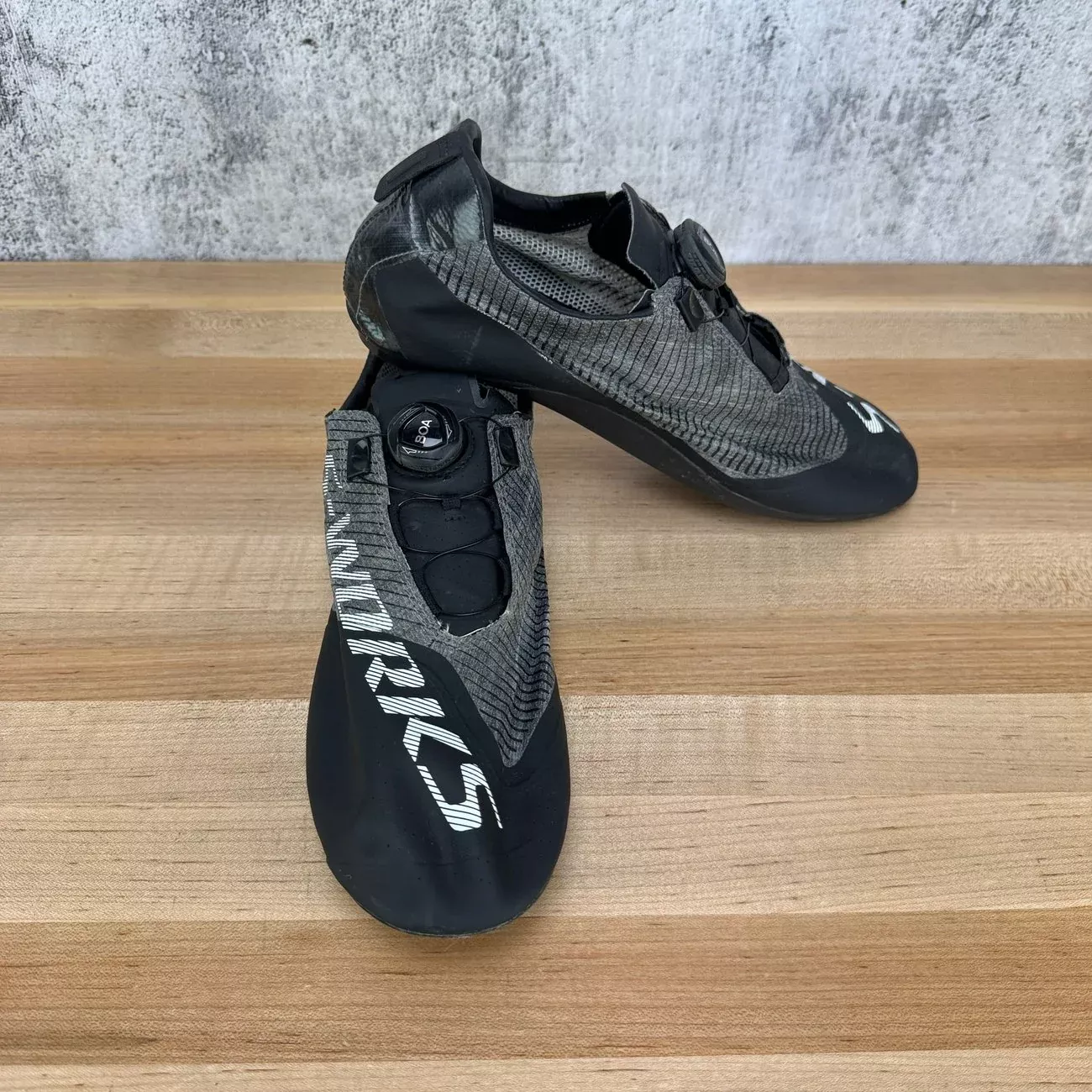 Light Use! Specialized Exos Men's EU 44 Black 3-Bolt Road Cycling Shoes BOA