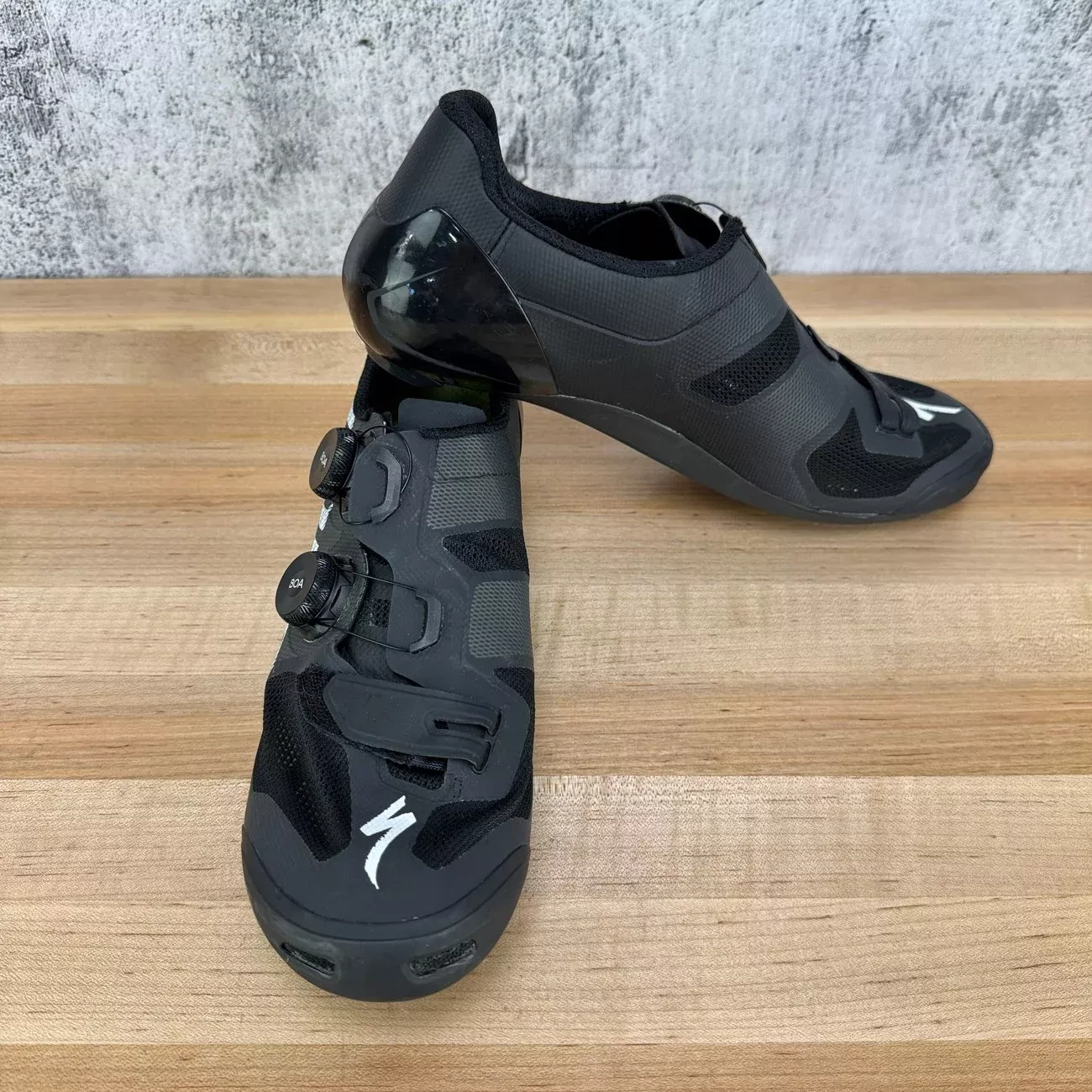 Light Use! Specialized S-Works Vent EU 44 Black 3-Bolt Road Cycling Shoes BOA