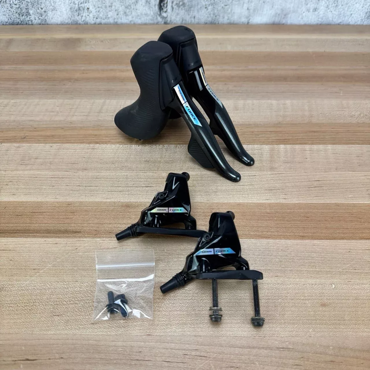 Light Use! SRAM Force AXS D2 12-Speed Electronic Shifters w/ Brake Calipers 744g