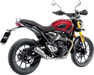 Lv-10 Slip-On Muffler - Stainless Steel - Scrambler/Speed 400 15268U