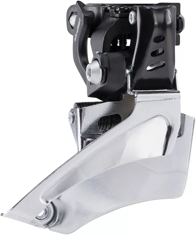 microSHIFT MarvoLT Trekking Front Derailleur - 8-Speed Double 48t Max Mid-Mount Band Clamp Shimano Compatible