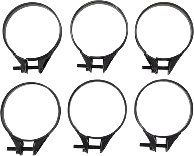 Moose Racing Carburetor Clamps - 49-51 Mm - 6-Pack 110-1051