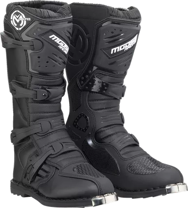 Moose Racing Qualifier Boots - Black - Atv Sole - Size 15 3410-2634
