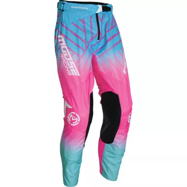 Moose Racing Sahara Pants - Pink/Blue/White - Us 36 2901-11473
