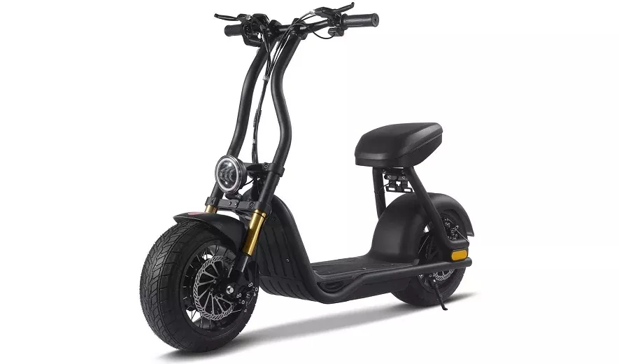 MotoTec Diablo 48v 1000w Lithium Electric Scooter - Black