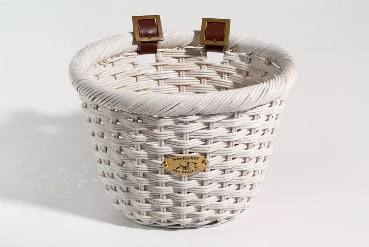 Nantucket Cliff Road Wicker Bike Baskets - Child Size