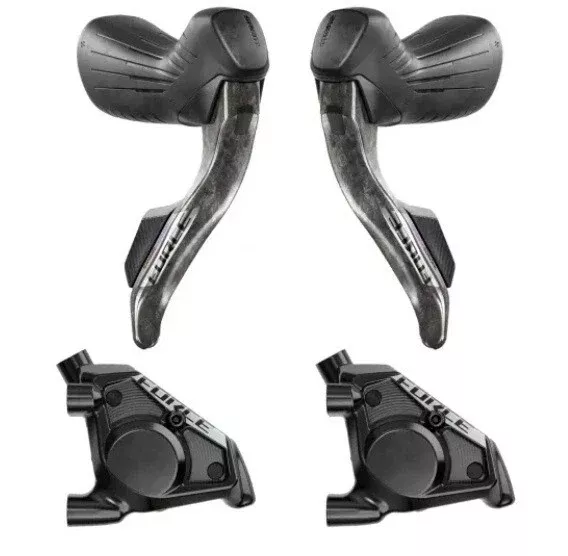 New! SRAM Force AXS eTap E1 Electronic 12-Speed Hydraulic Shifters w/ Calipers