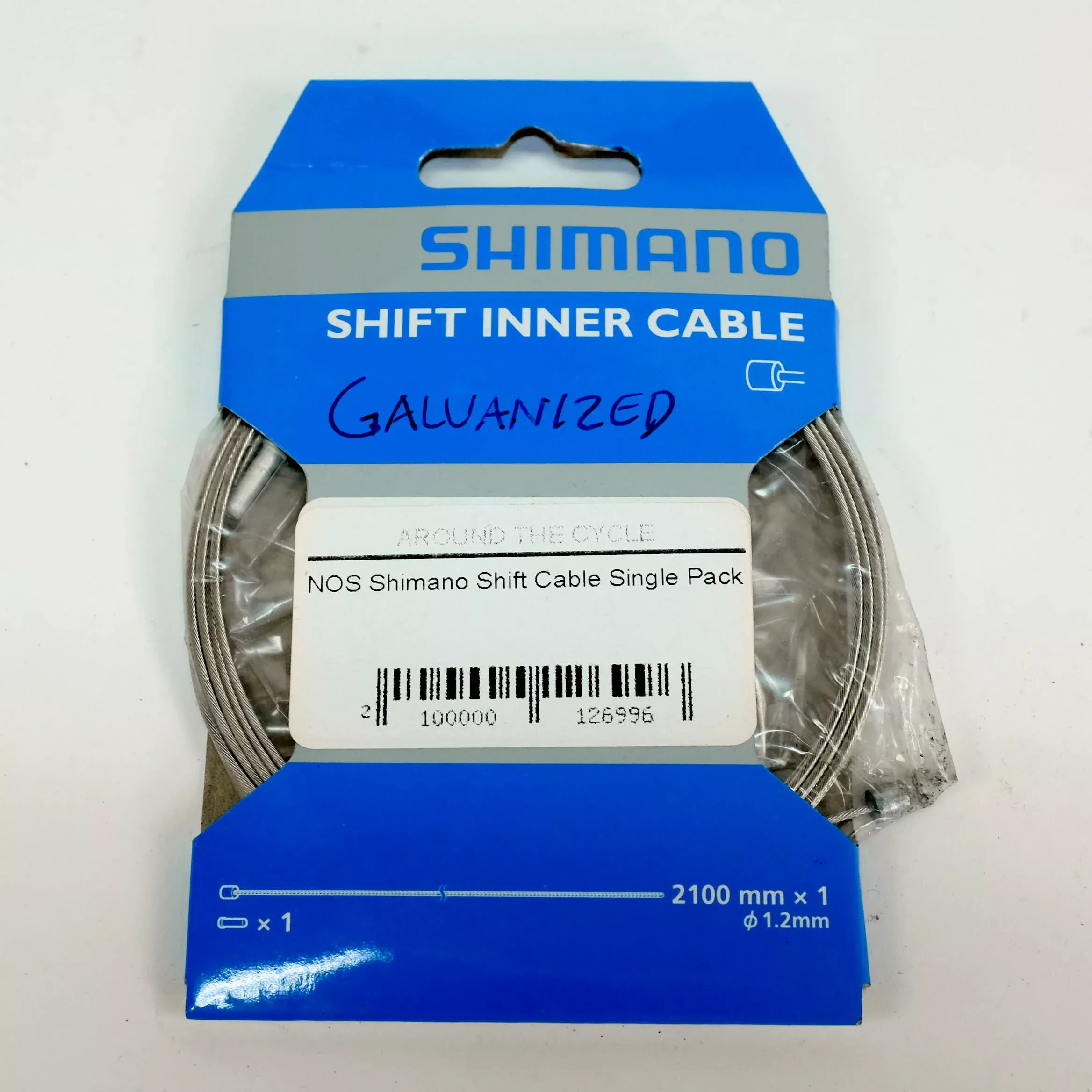 NOS Shimano 1.2 x 2100mmShift Cable Single Pack