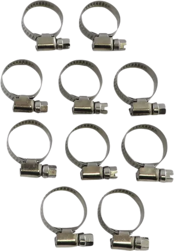 Parts Unlimited Embossed Hose Clamp - 12-22 Mm