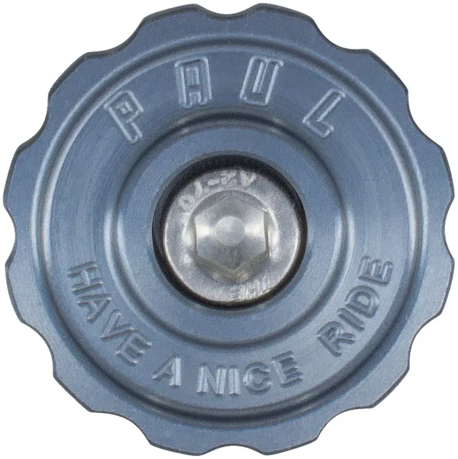 Paul Component Engineering Klamper Headset Top Cap - Aluminum w/Stainless-Steel Bolt Blue