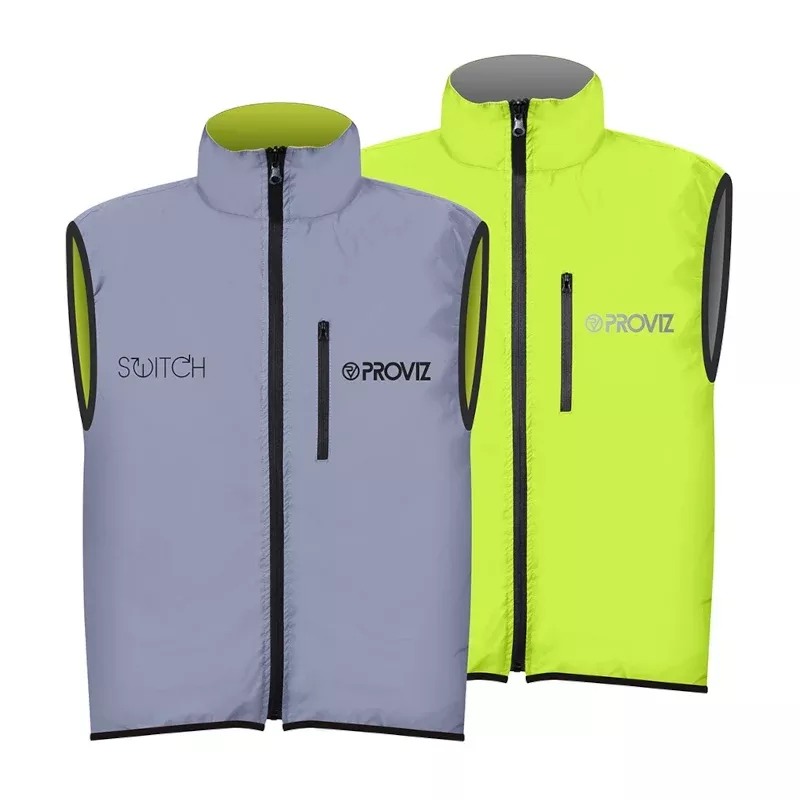 Proviz Mens Sleeveless Switch Reversable Gilet