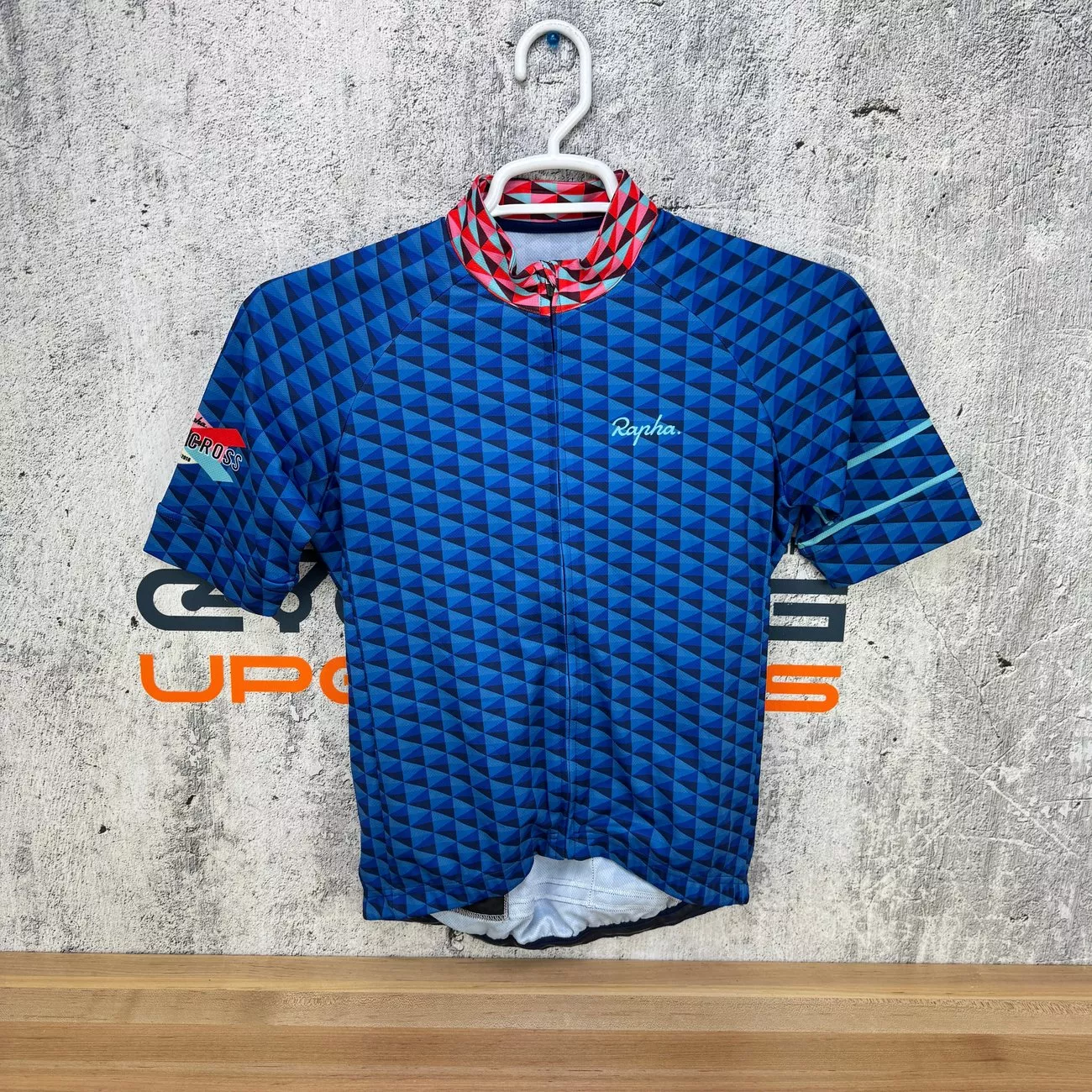 Rapha Supercross Men's Medium Blue Cycling Jersey