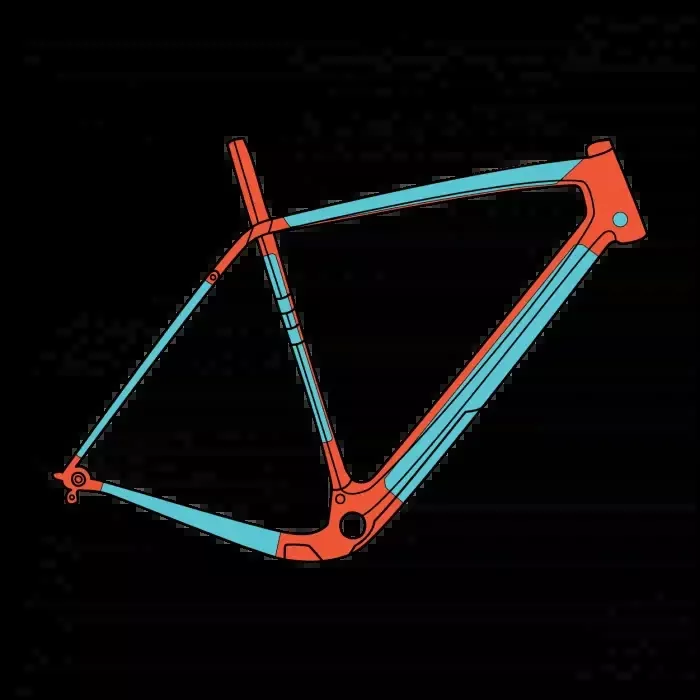 RideWrap Covered Road and Gravel Frame Protection Kit - Gloss