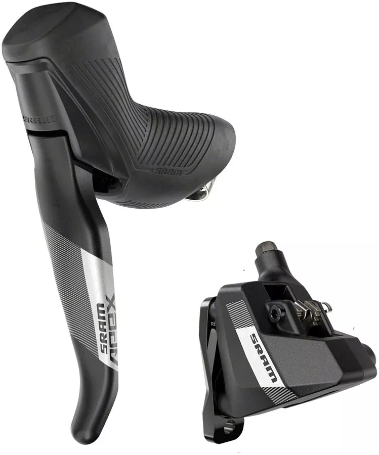 SRAM Apex Disc Brake Lever - Left/Rear Flat Mount 2-Piston 20mm Offset BLK A1