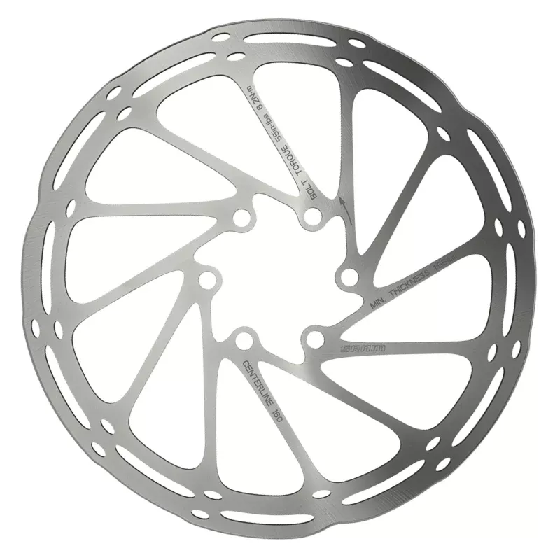SRAM CenterLine Disc Brake Rotor - 200mm 6-Bolt 1.85mm