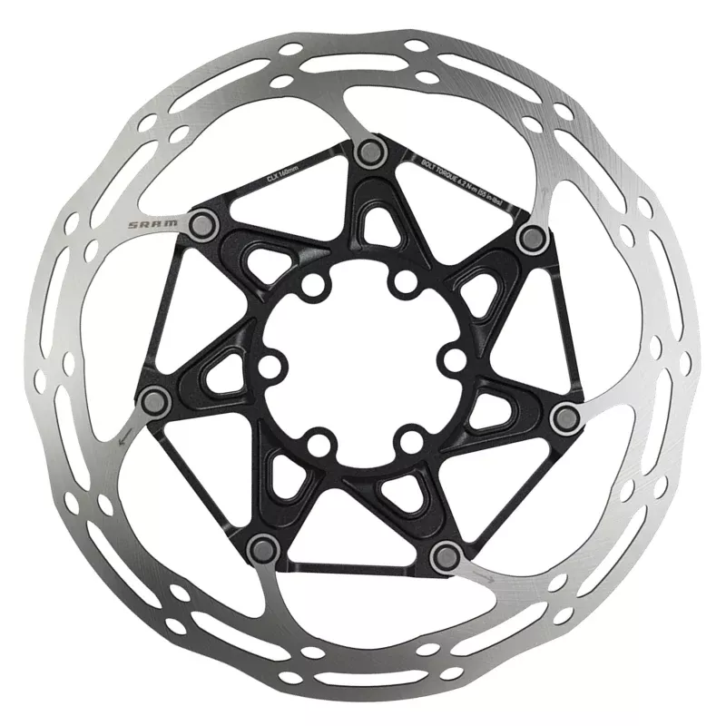 SRAM CenterLine X 2pc 6-Bolt Rotor Rounded Ti 140mm