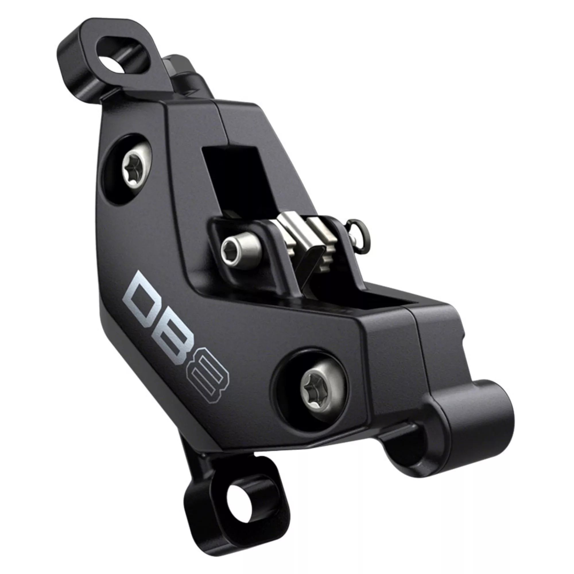 SRAM DB8 Disc Brake Caliper - Mineral Oil Caliper Post Mount 4-Piston Diffusion BLK