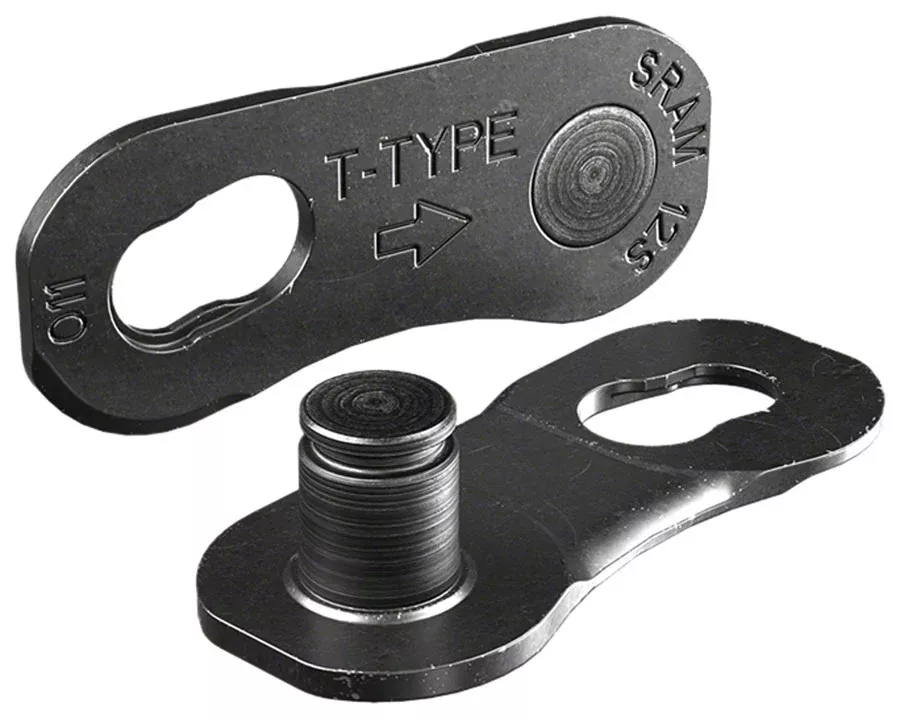 SRAM Eagle T-Type PowerLock Flattop Connector Link - 12-Speed For Eagle T-Type Flattop Chain Only BLK 50Pack